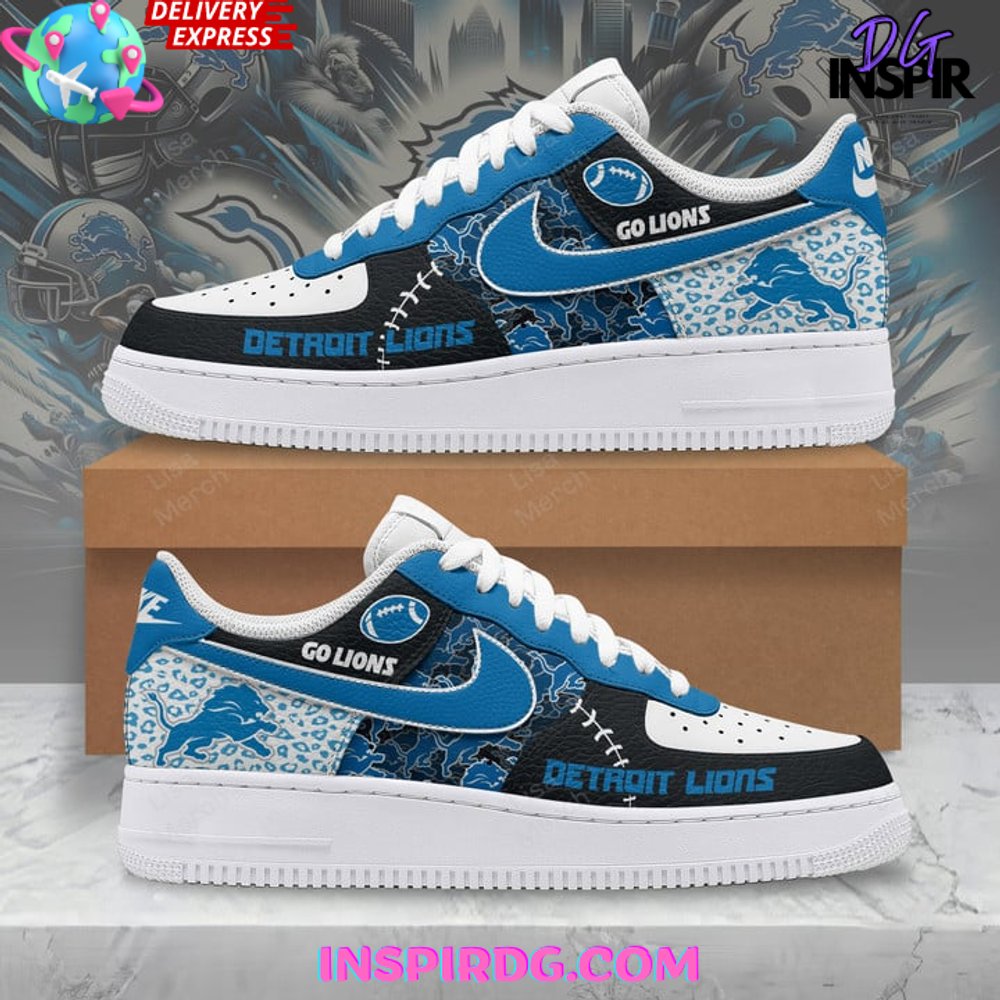 JWFancy Detroit Lions Air Low-Top Sneakers Shoes For Men And Women