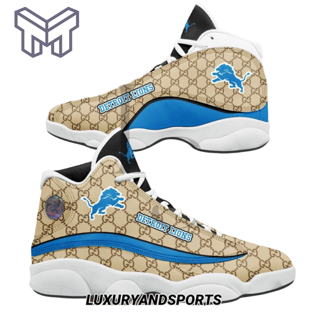 JWFancy Detroit Lions AJ13 Sneakers Shoes For Men And Women