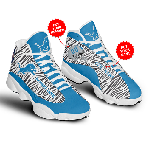 JWFancy Detroit Lions AJ13 Sneakers Shoes For Men And Women