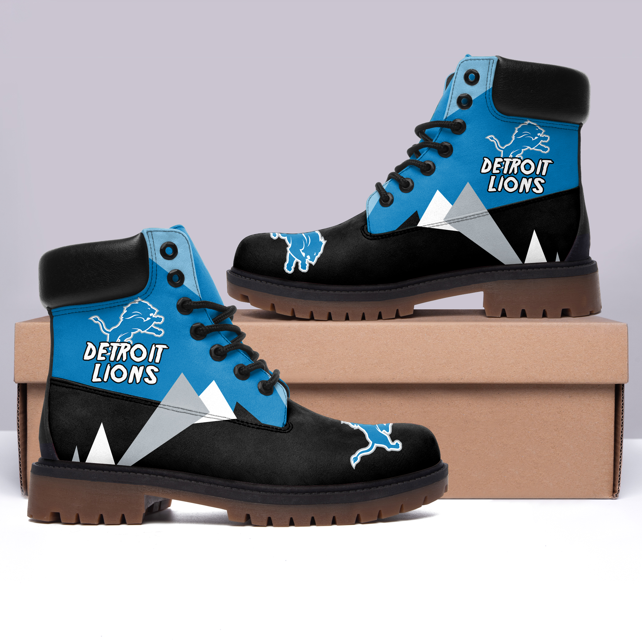 JWFancy Detroit Lions Boots Shoes For Men And Women