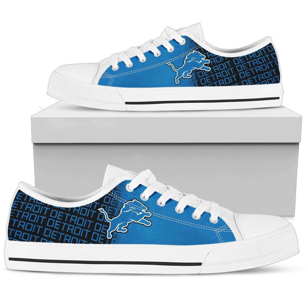 JWFancy Detroit Lions Low Top Canvas Sneakers Shoes For Men And Women
