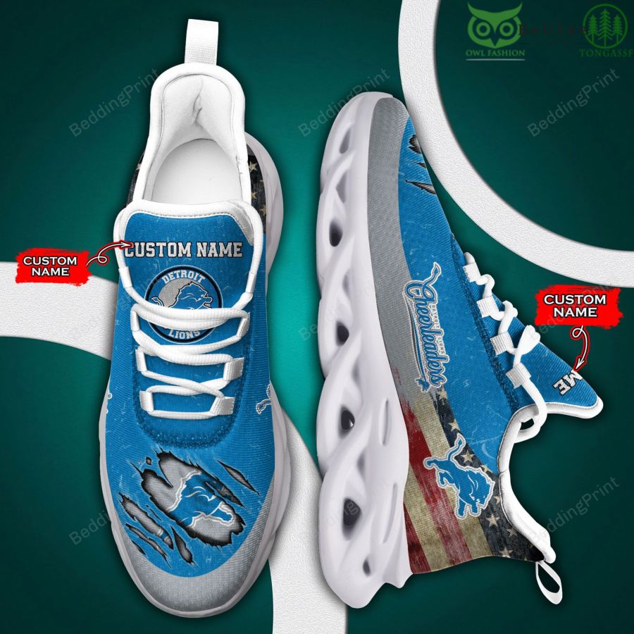 JWFancy Detroit Lions Max Soul Shoes Sneakers For Men And Women