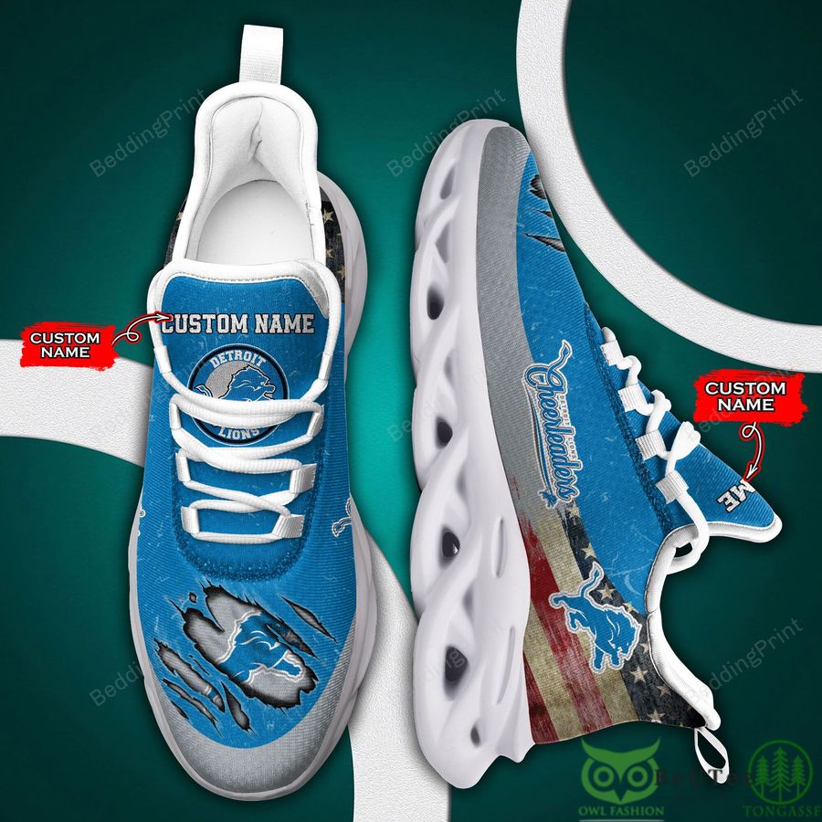 JWFancy Detroit Lions Max Soul Shoes Sneakers For Men And Women