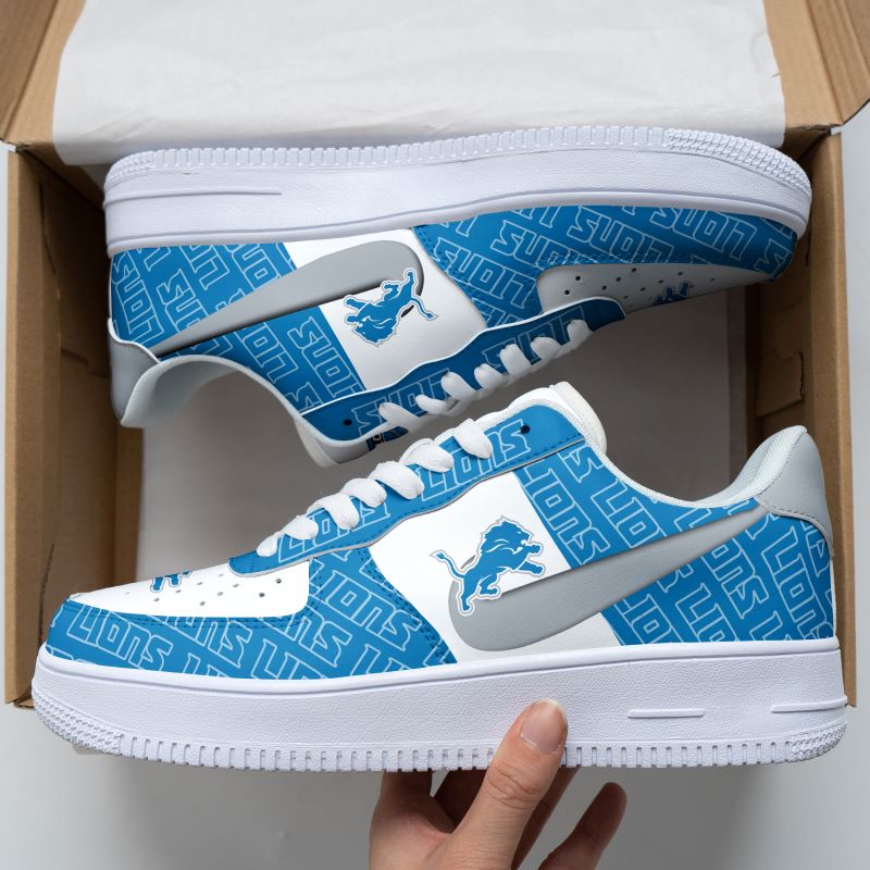 JWFancy Detroit Lions NFL Air Low-Top Sneakers Shoes For Men And Women