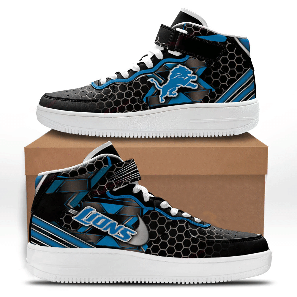 JWFancy Detroit Lions NFL Air Low-Top Sneakers Shoes For Men And Women