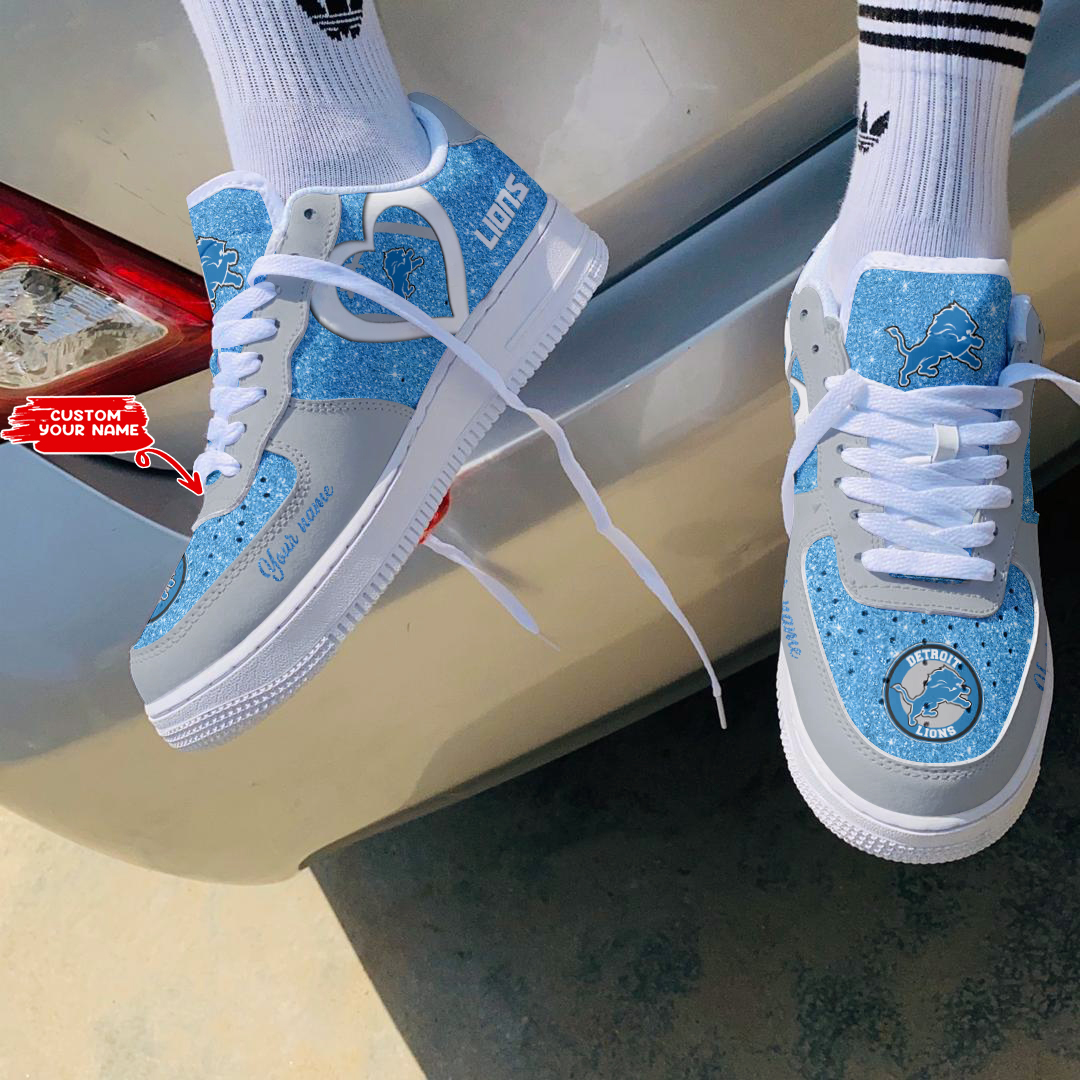JWFancy Detroit Lions NFL Air Low-Top Sneakers Shoes For Men And Women