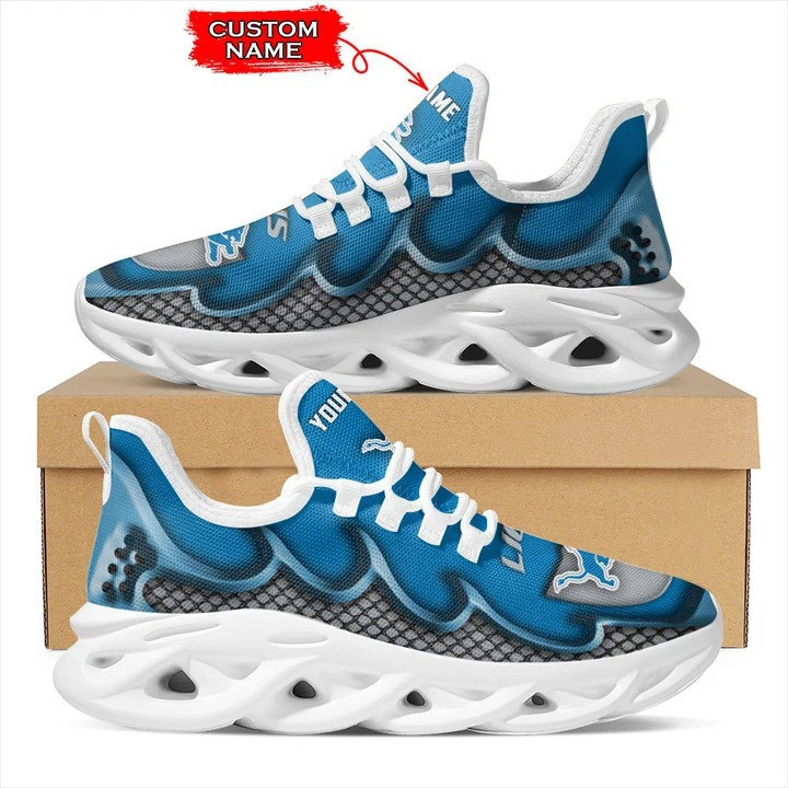 JWFancy Detroit Lions NFL Max Soul Shoes Sneakers For Men And Women