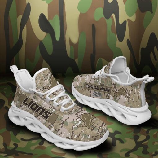 JWFancy Detroit Lions NFL Max Soul Shoes Sneakers For Men And Women