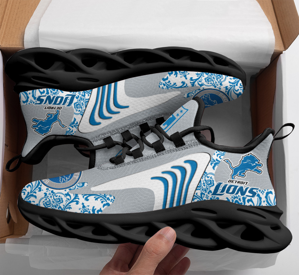 JWFancy Detroit Lions NFL Max Soul Shoes Sneakers For Men And Women