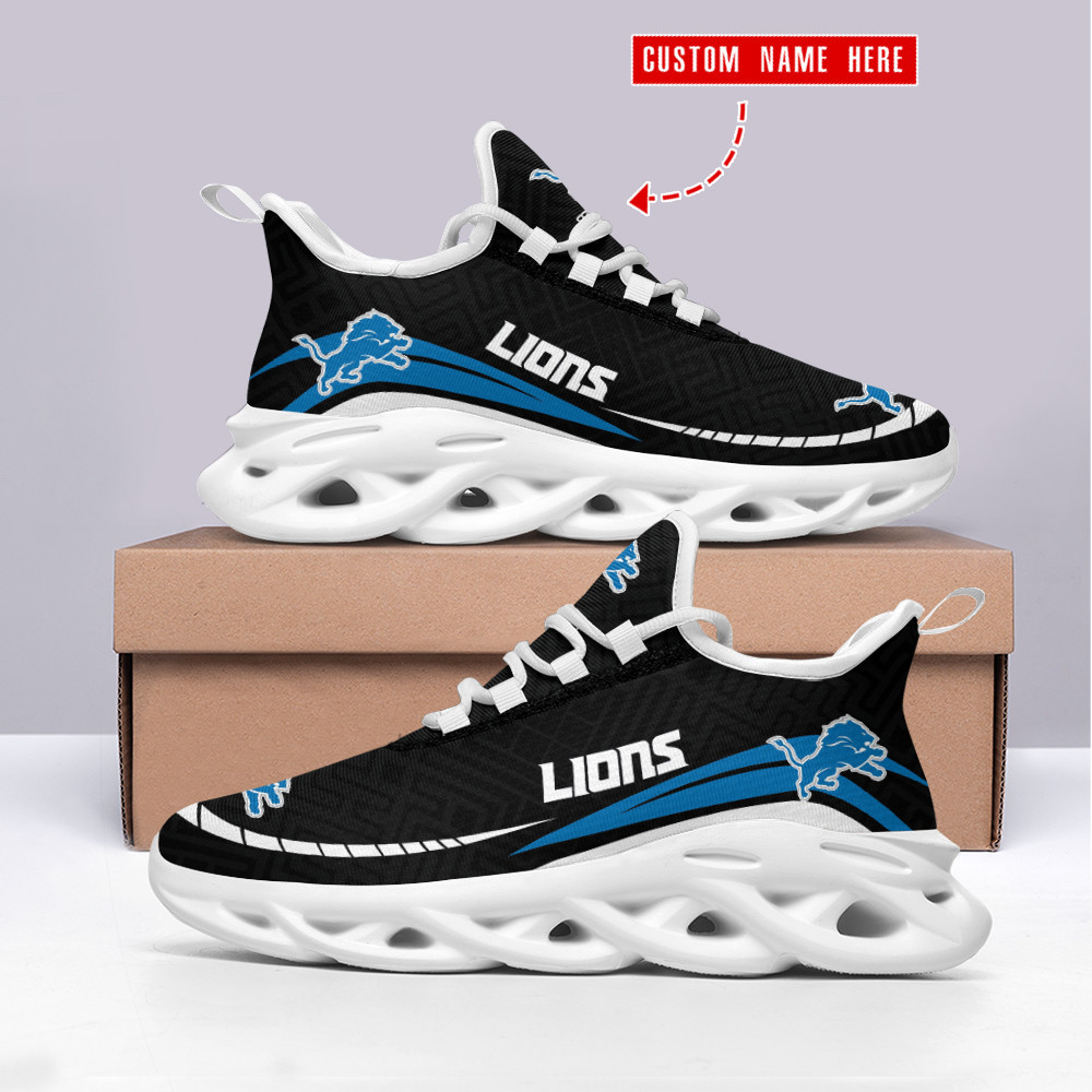JWFancy Detroit Lions NFL Max Soul Shoes Sneakers For Men And Women
