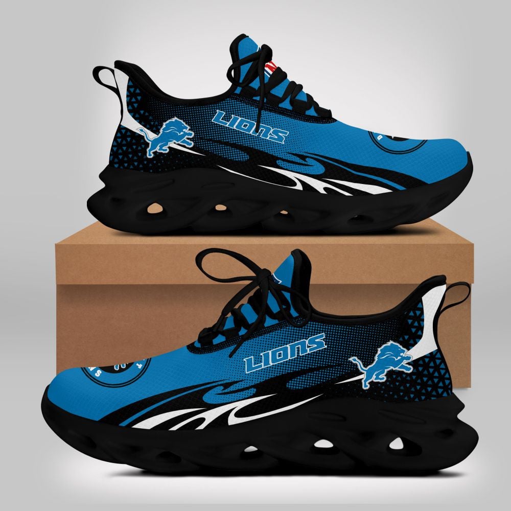 JWFancy Detroit Lions NFL Max Soul Shoes Sneakers For Men And Women