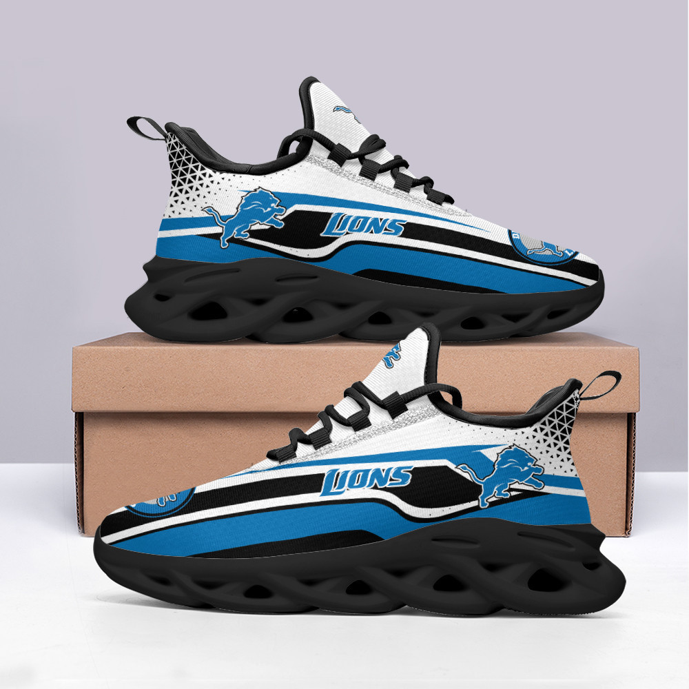 JWFancy Detroit Lions NFL Max Soul Shoes Sneakers For Men And Women
