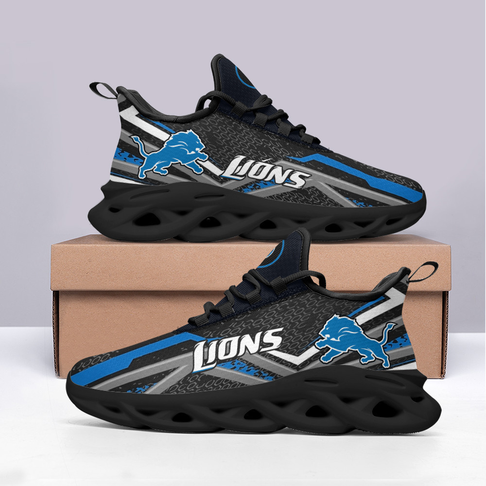 JWFancy Detroit Lions NFL Max Soul Shoes Sneakers For Men And Women