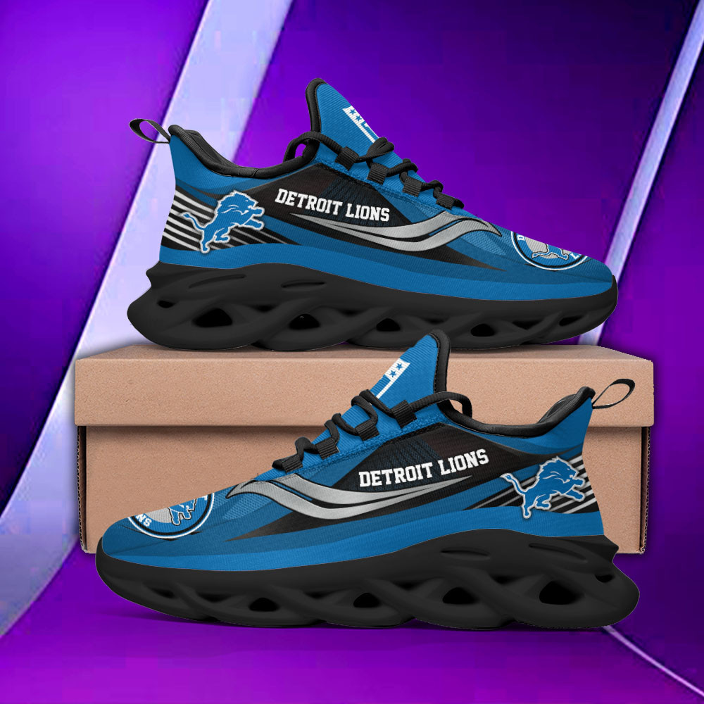 JWFancy Detroit Lions NFL Max Soul Shoes Sneakers For Men And Women