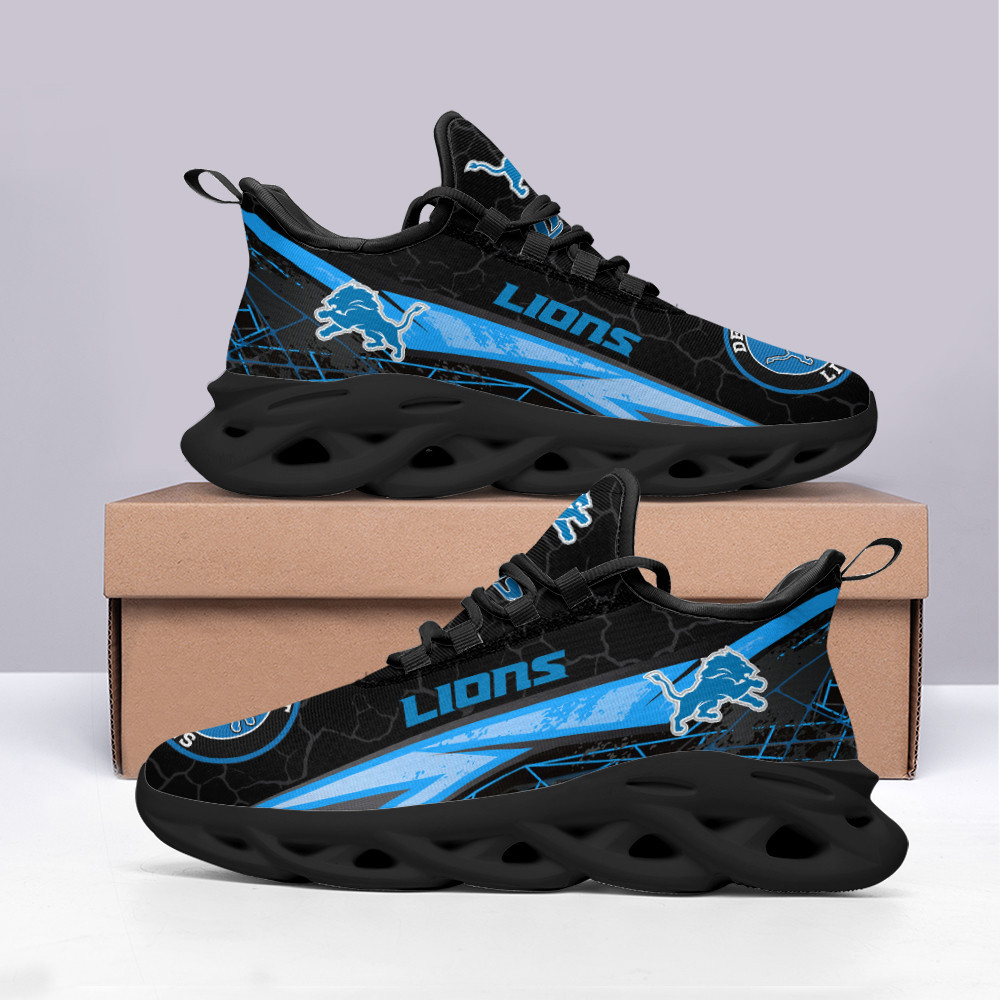 JWFancy Detroit Lions NFL Max Soul Shoes Sneakers For Men And Women
