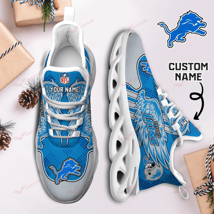 JWFancy Detroit Lions NFL Max Soul Shoes Sneakers For Men And Women