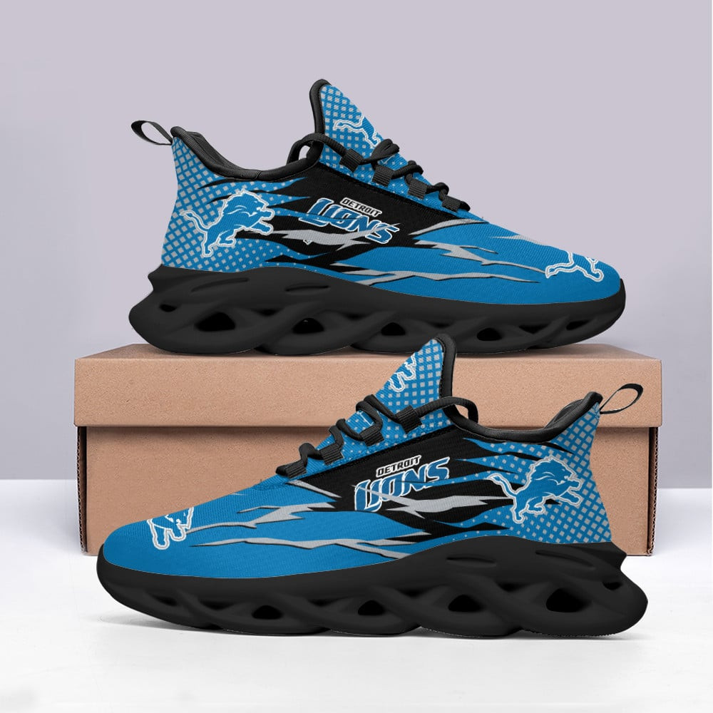 JWFancy Detroit Lions NFL Max Soul Shoes Sneakers For Men And Women