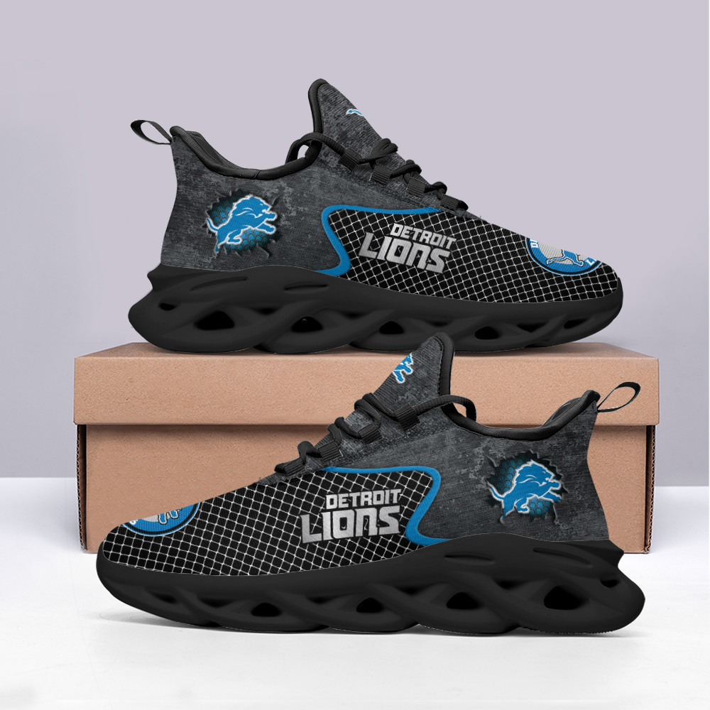 JWFancy Detroit Lions NFL Max Soul Shoes Sneakers For Men And Women