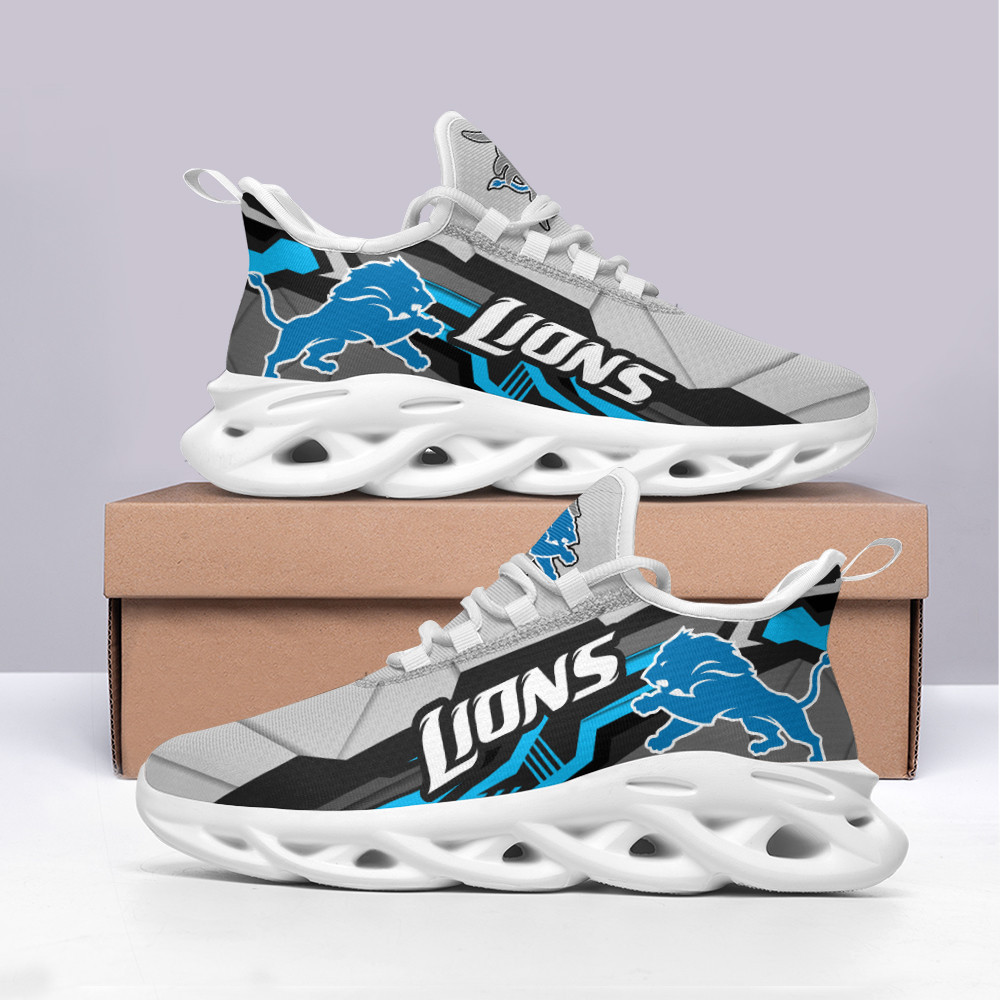JWFancy Detroit Lions NFL Max Soul Shoes Sneakers For Men And Women