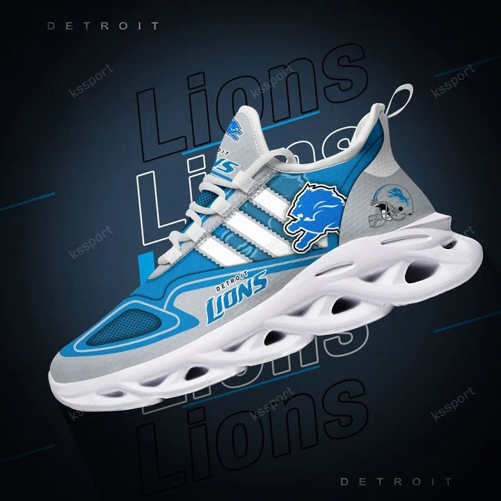 JWFancy Detroit Lions NFL Max Soul Shoes Sneakers For Men And Women
