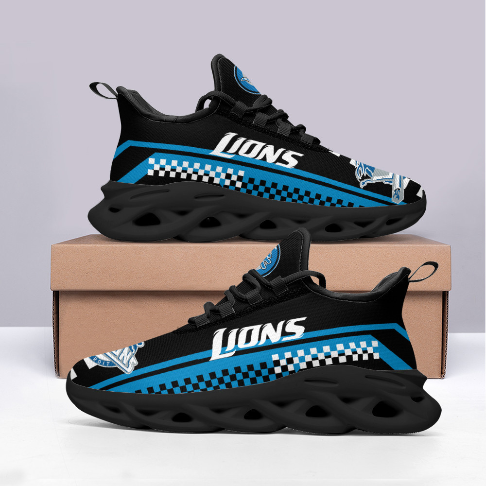 JWFancy Detroit Lions NFL Max Soul Shoes Sneakers For Men And Women