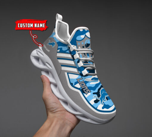 JWFancy Detroit Lions NFL Max Soul Shoes Sneakers For Men And Women