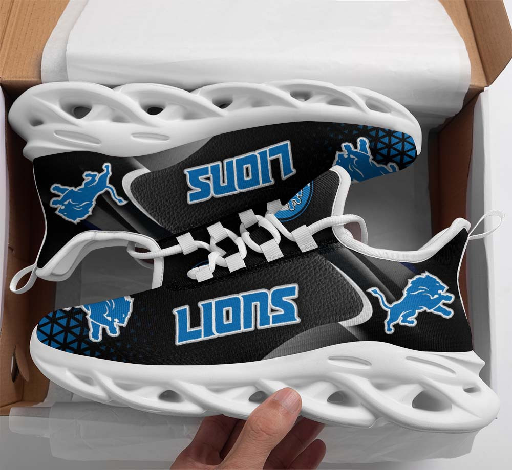 JWFancy Detroit Lions NFL Max Soul Shoes Sneakers For Men And Women