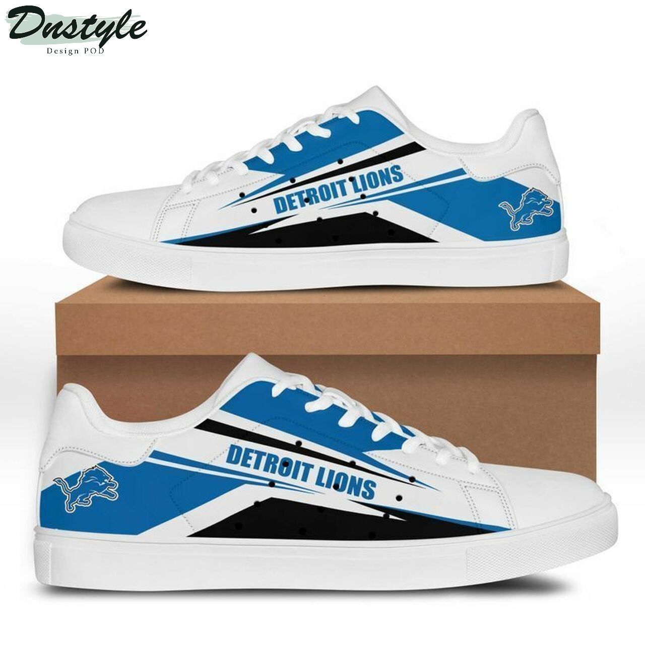 JWFancy Detroit Lions Skate Stan Shoes Sneakes For Men And Women