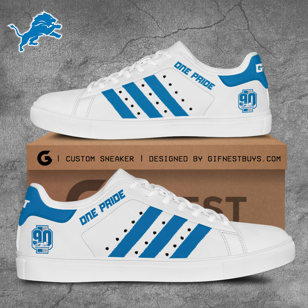 JWFancy Detroit Lions Skate Stan Shoes Sneakes For Men And Women