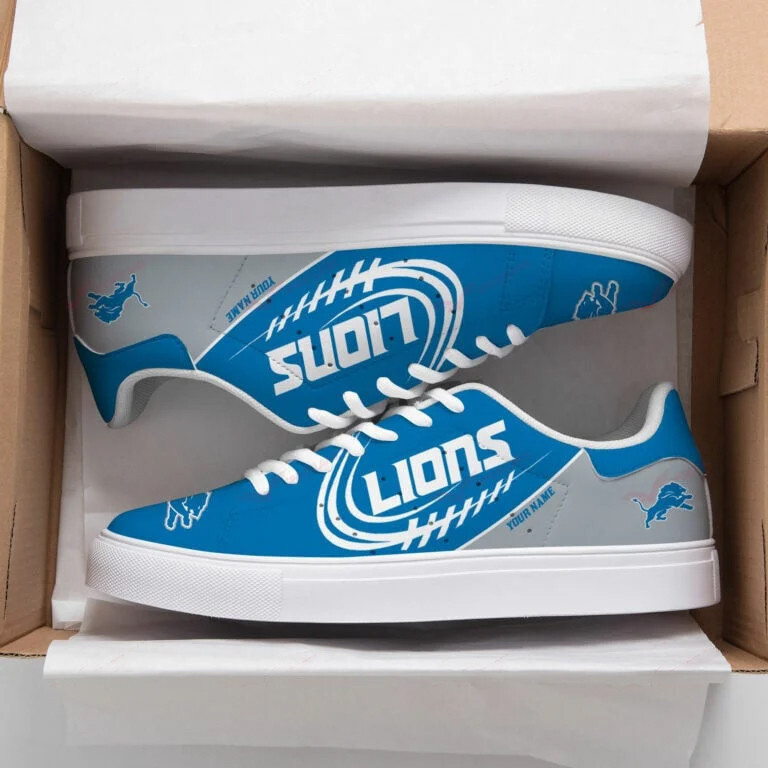 JWFancy Detroit Lions Skate Stan Shoes Sneakes For Men And Women