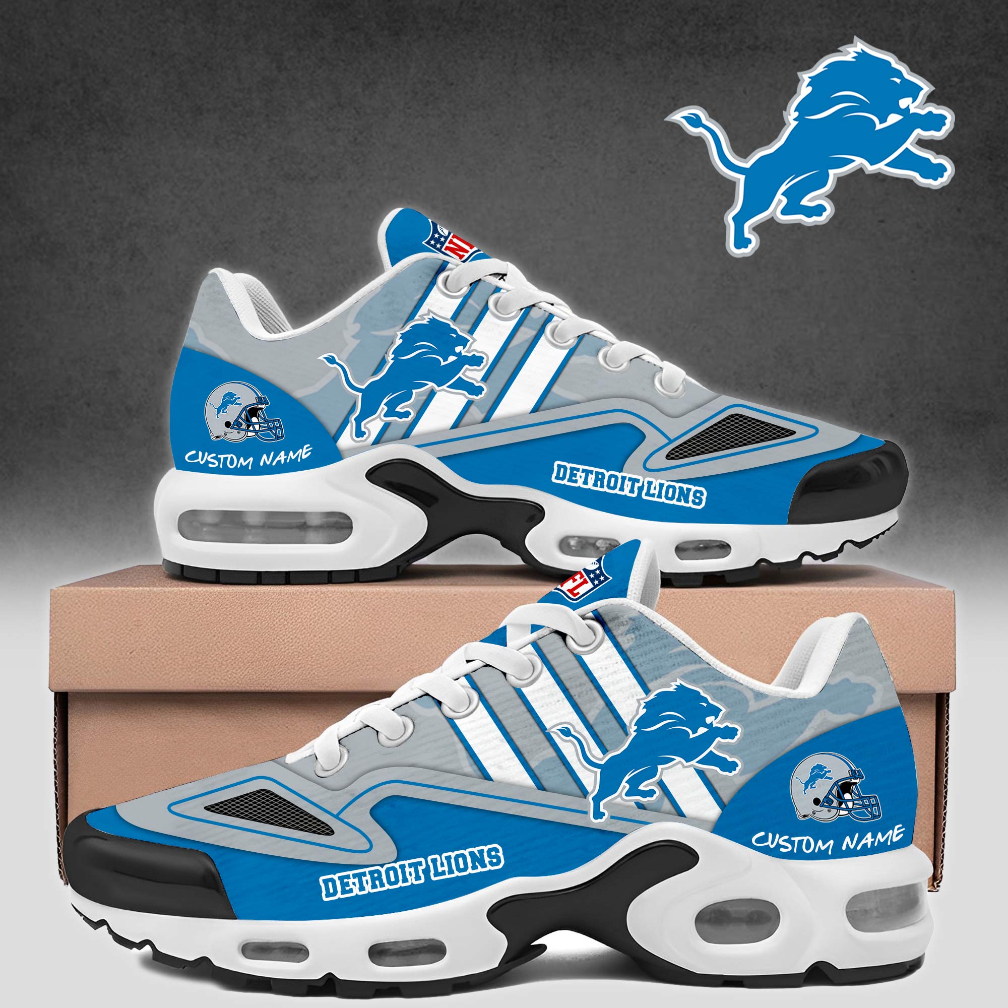 JWFancy Detroit Lions TN Shoes Sneakers For Men And Women