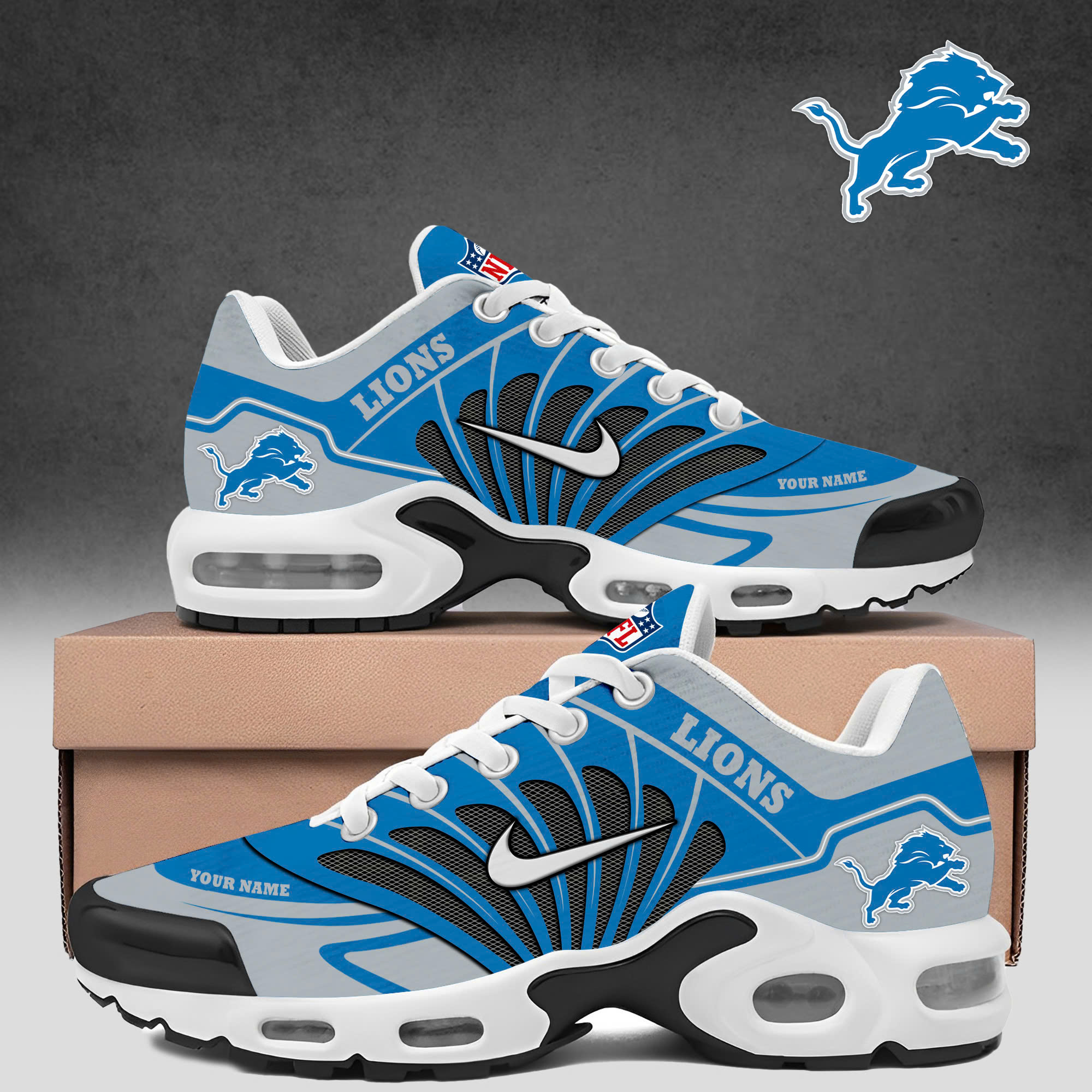 JWFancy Detroit Lions TN Shoes Sneakers For Men And Women