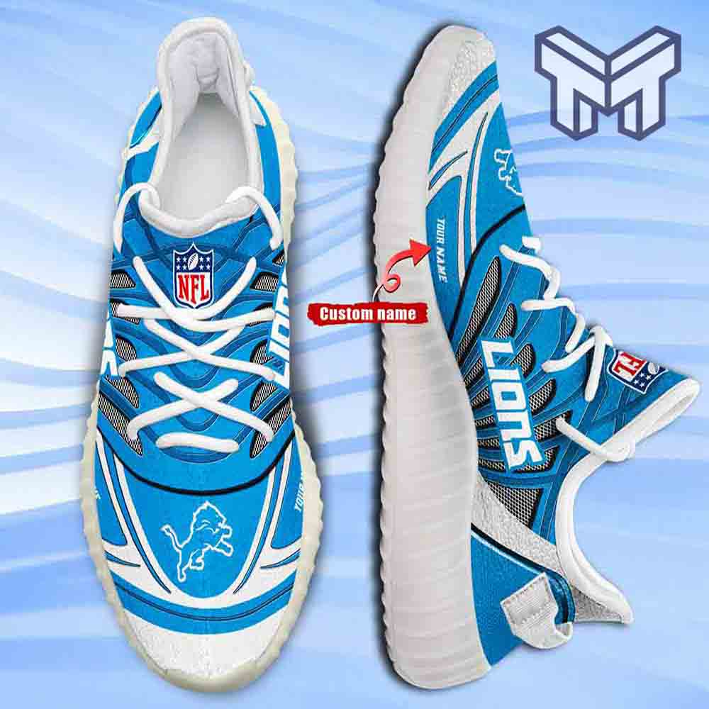 JWFancy Detroit Lions Yeezy Boost Shoes For Men And Women