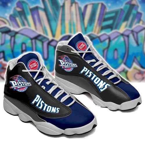 JWFancy Detroit Pistons AJ13 Sneakers Shoes For Men And Women