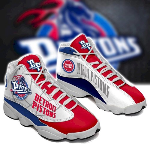 JWFancy Detroit Pistons AJ13 Sneakers Shoes For Men And Women