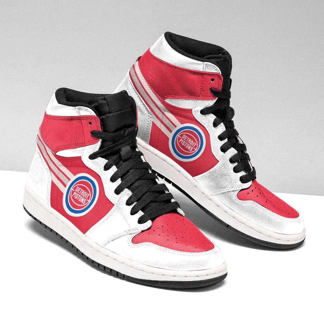 JWFancy Detroit Pistons NBA AJ1 High Sneakers Shoes For Men And Women
