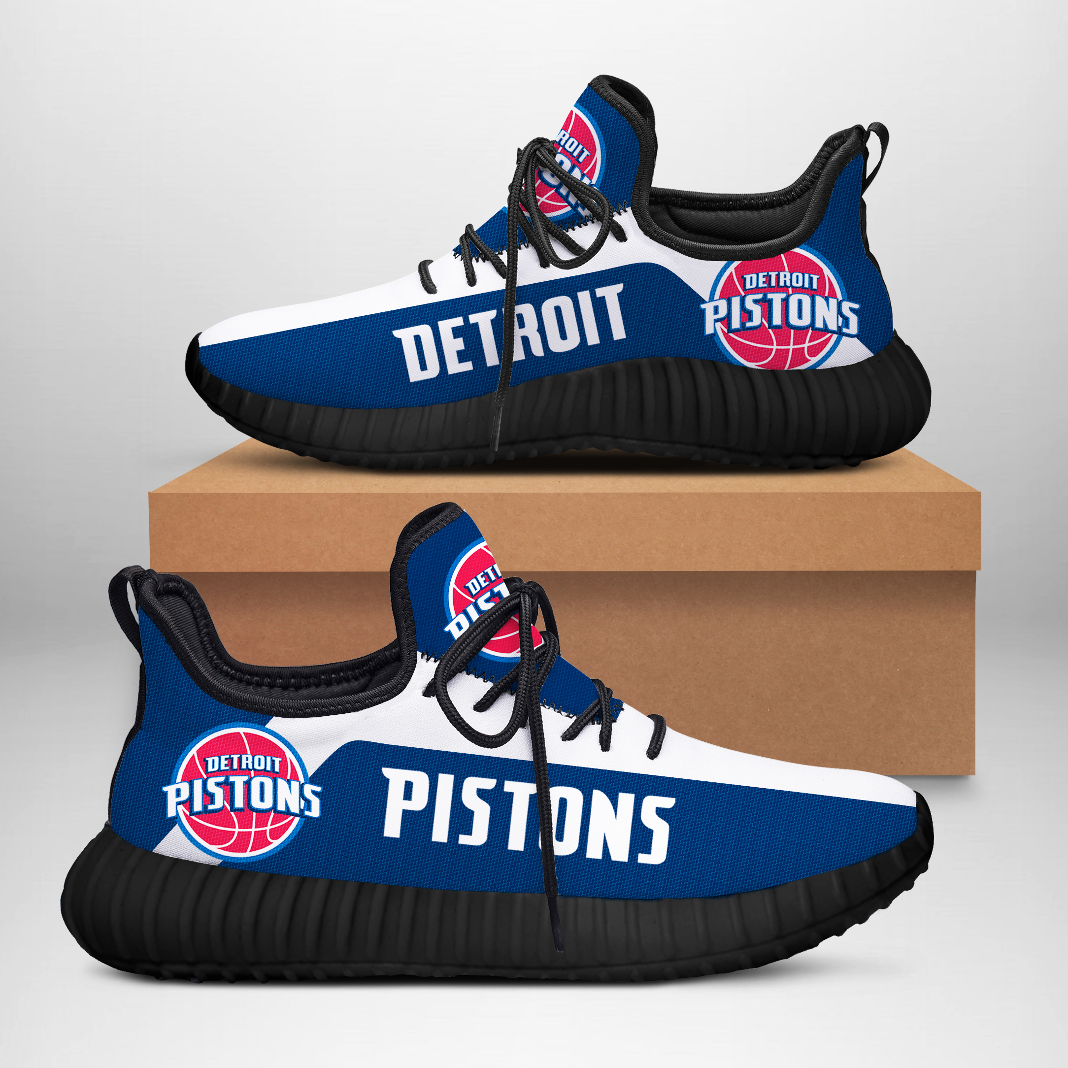 JWFancy Detroit Pistons Reze Sneakers Shoes For Men And Women
