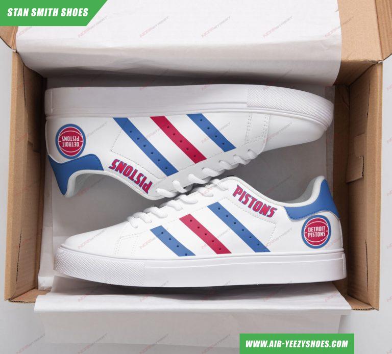 JWFancy Detroit Pistons Skate Stan Shoes Sneakes For Men And Women
