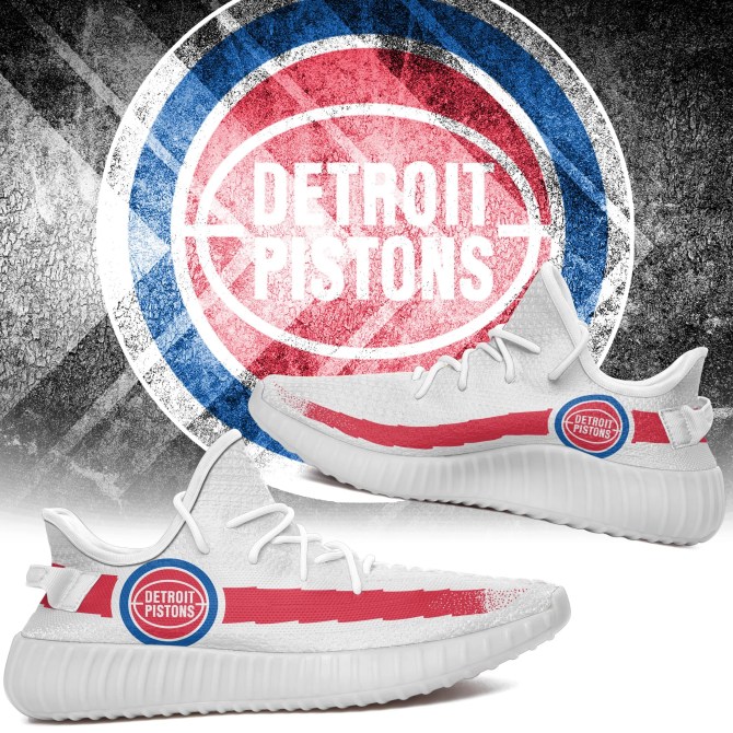 JWFancy Detroit Pistons Yeezy Boost Shoes For Men And Women