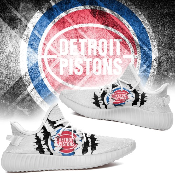 JWFancy Detroit Pistons Yeezy Boost Shoes For Men And Women