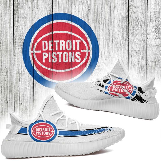 JWFancy Detroit Pistons Yeezy Boost Shoes For Men And Women
