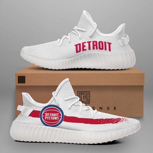 JWFancy Detroit Pistons Yeezy Boost Shoes For Men And Women