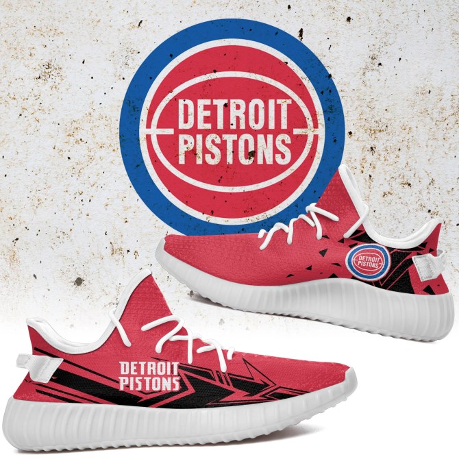 JWFancy Detroit Pistons Yeezy Boost Shoes For Men And Women
