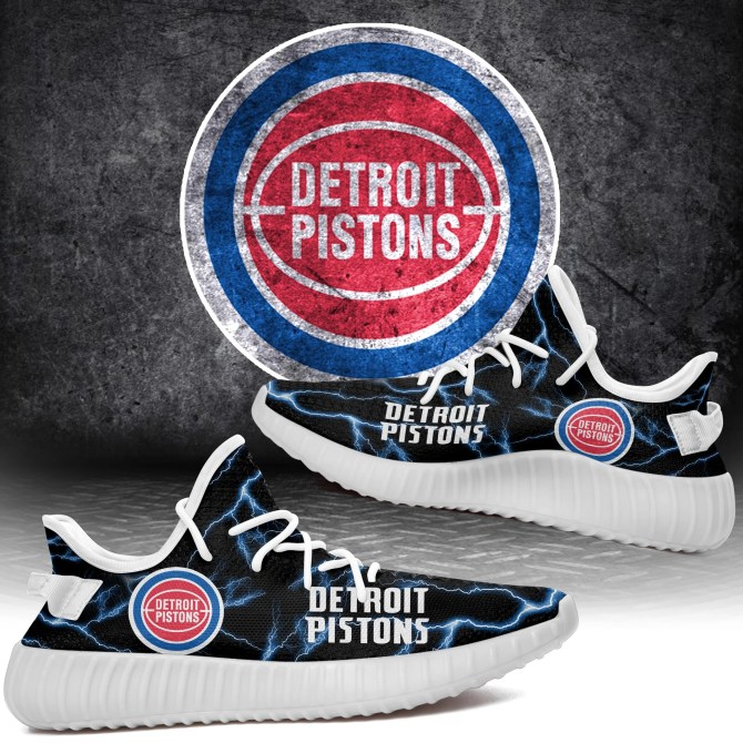 JWFancy Detroit Pistons Yeezy Boost Shoes For Men And Women