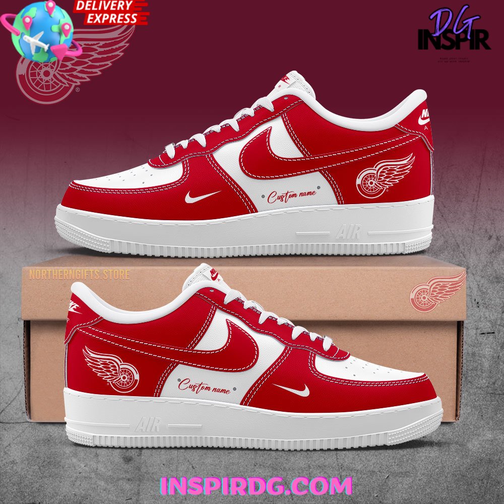 JWFancy Detroit Red Wings Air Low-Top Sneakers Shoes For Men And Women