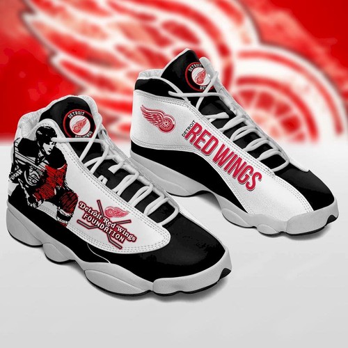 JWFancy Detroit Red Wings AJ13 Sneakers Shoes For Men And Women