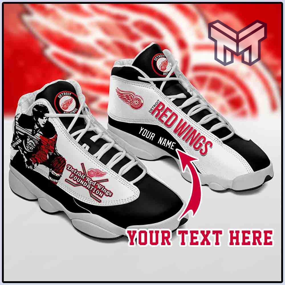 JWFancy Detroit Red Wings AJ13 Sneakers Shoes For Men And Women