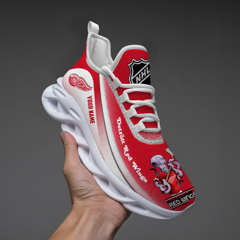 JWFancy Detroit Red Wings Max Soul Shoes Sneakers For Men And Women