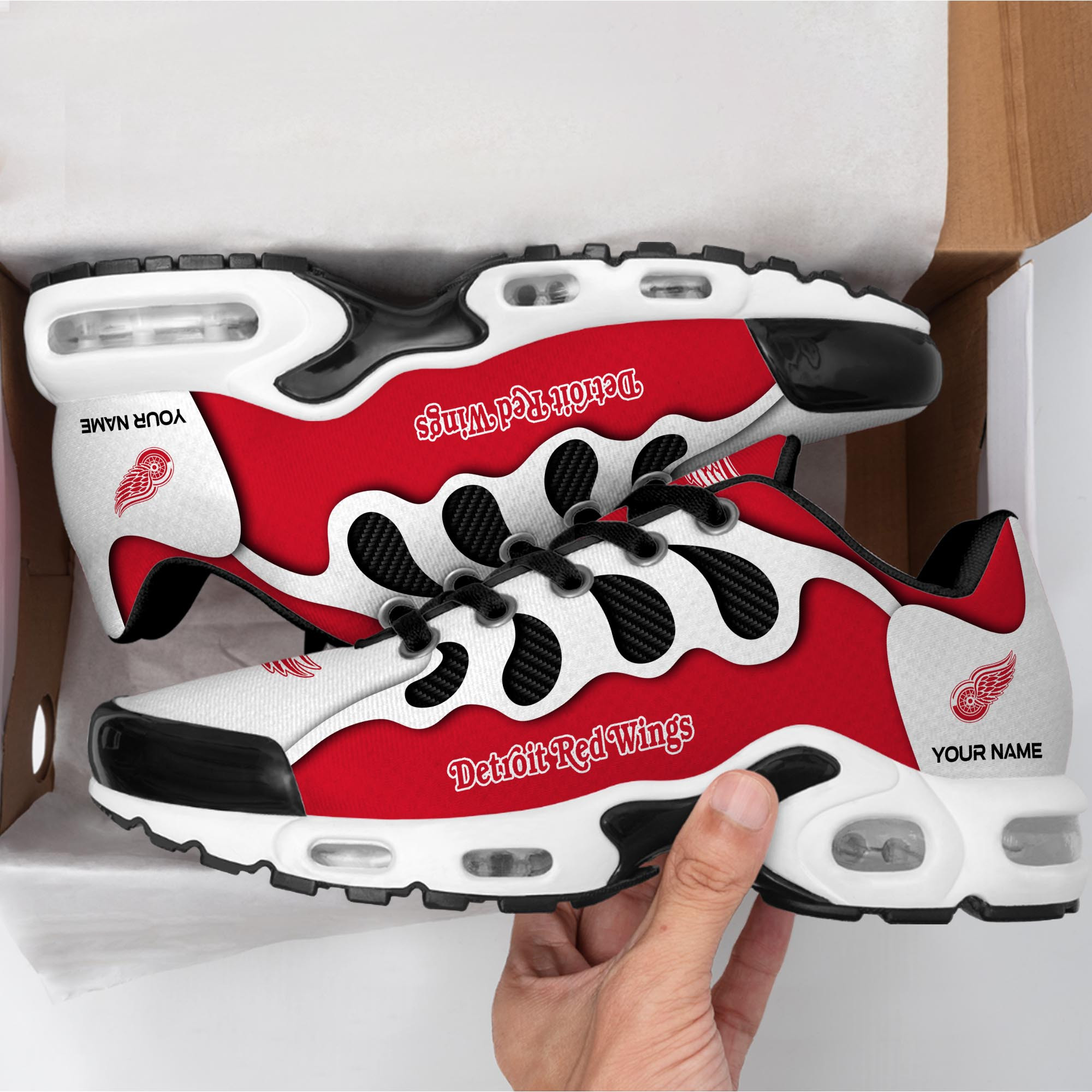 JWFancy Detroit Red Wings TN Shoes Sneakers For Men And Women