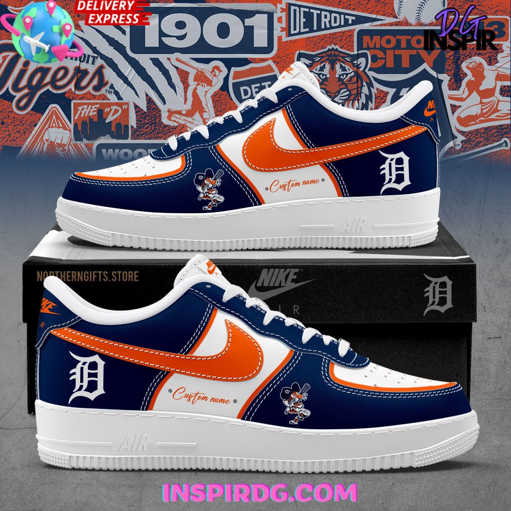 JWFancy Detroit Tigers Air Low-Top Sneakers Shoes For Men And Women